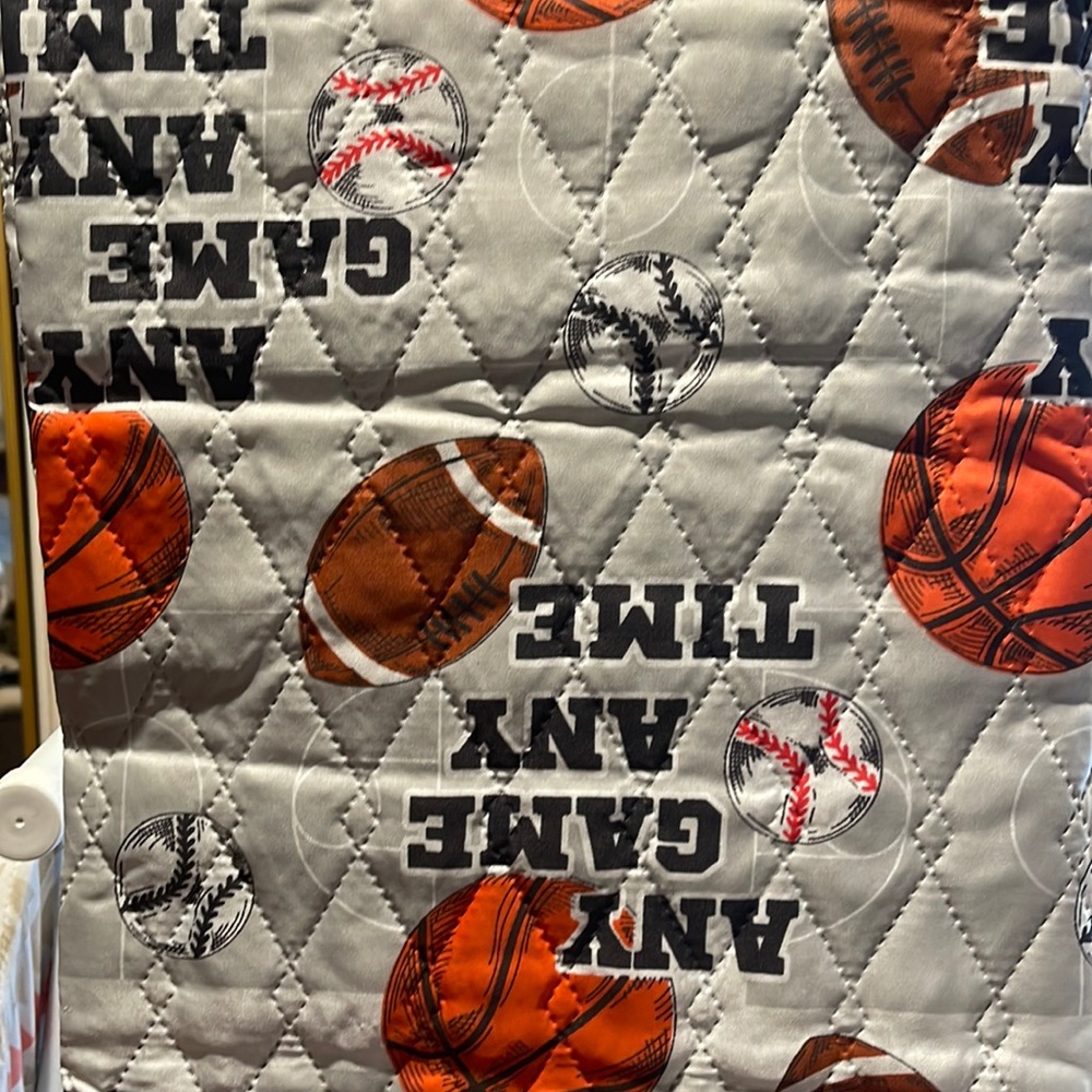 Any Game Anytime theme 2 piece Quilt set